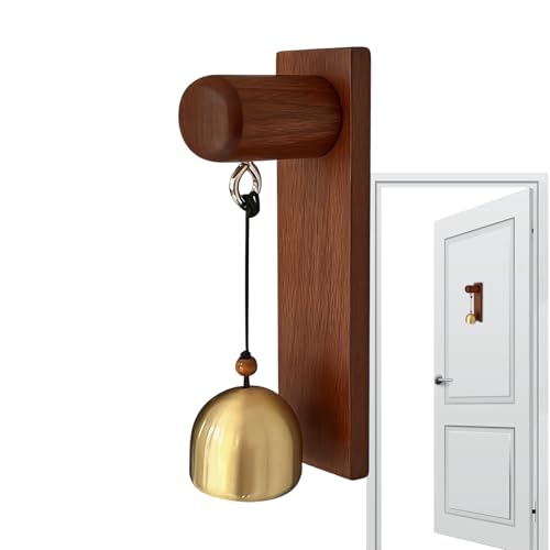Timbre Para Apertura De Puerta - Artesanal De Madera Con Sonido,Campana De Entrada Para Tienda De Comerciante | para Hogar, Tienda, Entrada, Portón de Jardín, Patio Trasero, Comercial