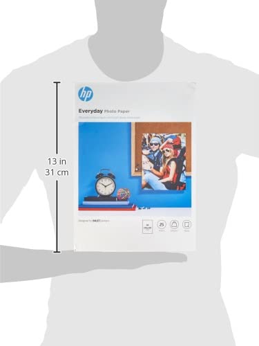 HP Everyday-Fotopapier, glänzend, 200 g/m2, DIN A4, 25 Blatt