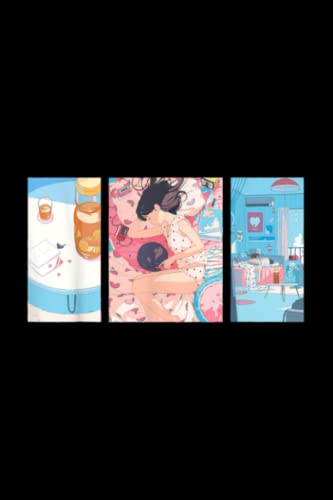 Notebook Lofi Retro 90s Anime Girl Aesthetic Egirl Waifu Gift: Diary, Checklist, Budget, Log, Tax, Journal, 6 x 9 inch, Over 100 Pages image 2