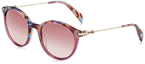 Gafas De Vista POLICE VPLD25 Para Mujer - Color Shiny Grey/black Havana, Talla 50