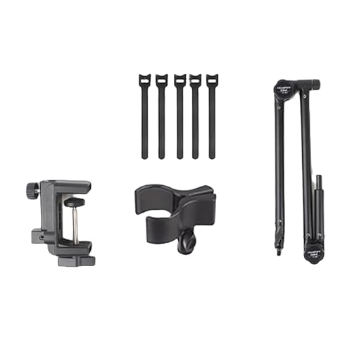 Soporte flexible para micrófono de escritorio giratorio de 360 grados, soporte de metal para broadcaster y gamer