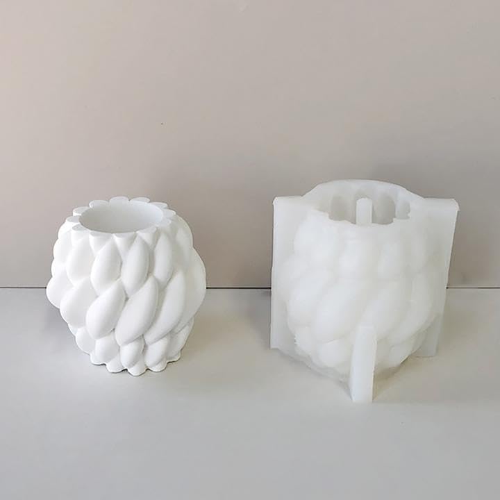Miniatura 3 de YIRUZWRD Molde de silicona Moldes de maceta para florero, botella, molde de resina epoxi, maceta suculenta, yeso, cemento, molde de arcilla de