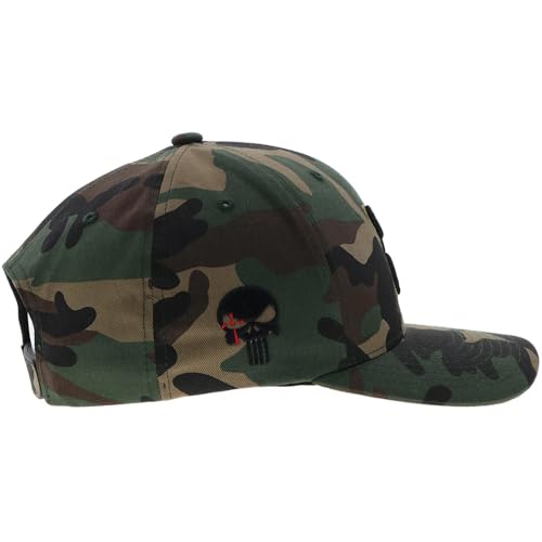 Image of HOOEY Chris Kyle Adjustable Snapback Hat - Mid Profile 6-Panel Breathable Mesh Baseball Cap, Trucker Hat for Men and Women