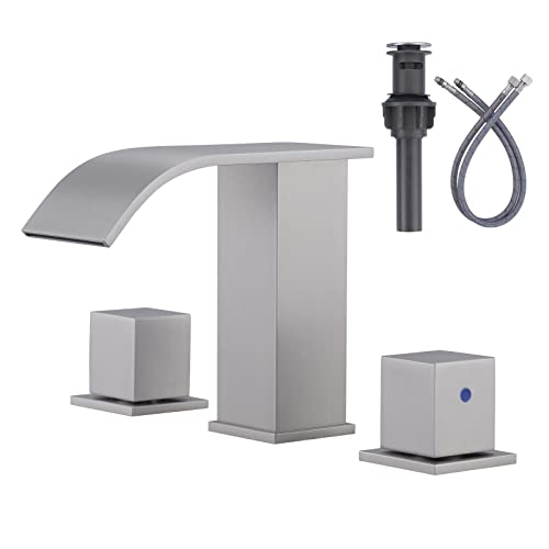 ARCORA 8-Inch Brushed Nickel Waterfall Faucet