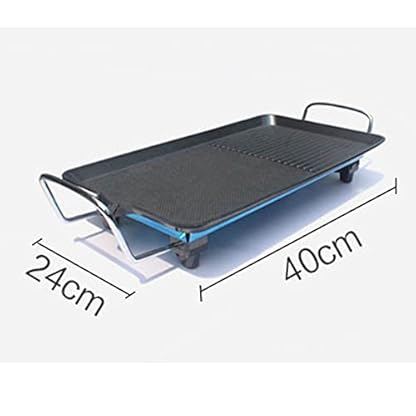 Tischgrill Elektrisch,1350W Bbq Grill Elektrogrill Temperaturregler Elektro Gartengrill Balkongrill 40 X 23 CM,Unglaublich Vielseitig Für Fleisch, Gemüse, Fisch und Bratgerichte – Bild 3