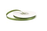 Creativery 25m Rolle Satinband 6mm (olivgrün 563D) // Schleifenband Deko Band Dekoband Geschenkband Dekoration Hochzeit Taufe