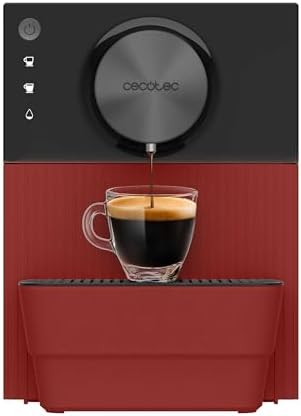 Cecotec Cremmaet Cube Red Compact Superautomatic Coffee Maker, 13...