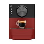 Cecotec Macchina da caffè superautomatica compatta Cremmaet Cube Red. 1350 W, prestazioni professionali, sistema di pressatura, pre-infusione, 19 bar, sistema Thermoblock, 5 livelli di macinazione