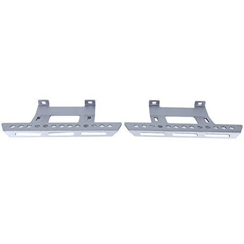 Pedal Lateral Durável Rc Placa de Pedal Lateral Liga de Alumínio para Axial Scx10 1/10 Rc Crawler Ca