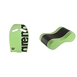 ARENA Unisex Schwimmbrett Kickboard als Schwimmhilfe oder zum Kraft- und Techniktraining, Green (60), One Size & Freeflow Pullbouy, Acid_Lime/Black, One Size, 95056