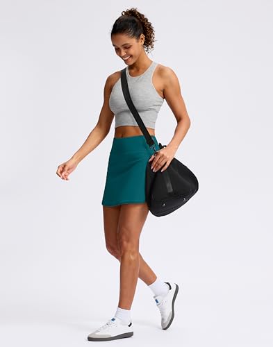 Image of SANTINY Skorts for Women with Pockets High Waisted Golf Skirts