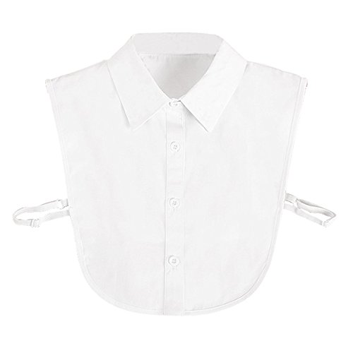 Hanmorlla Frauen Kragen Abnehmbare Hälfte Shirt Bluse Damen Blusenkragen...