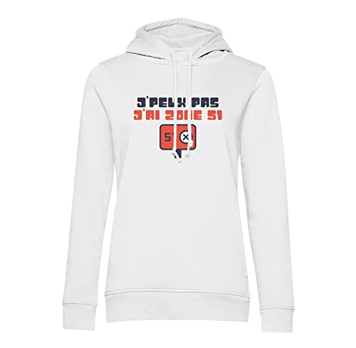 Sweat extraterrestre Zone 51 J'peux pas j'ai OVNI, un cadeau original pour fan de Mars