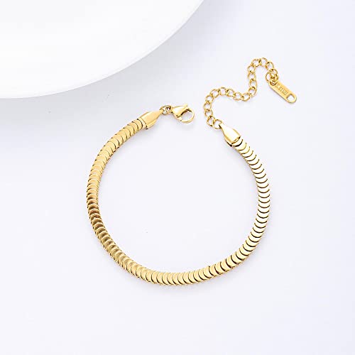 Bracelet filles et dame chaîne trombone : le cadeau d'anniversaire idéal