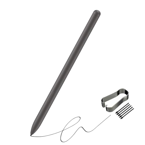 Lápiz para Samsung Galaxy Tab S9 FE Plus y SM-X510, Stylus digital gris con puntas