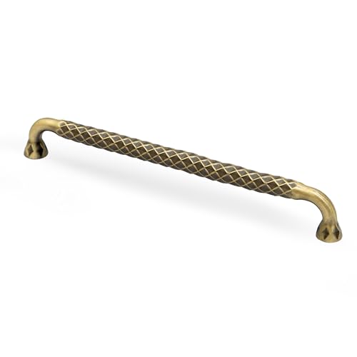 Image of Plantex Cabinet Handle /288mm Handle for Cabinet /Door Pull-Push Handle for Home /Office - Pack of 1 (Brass Antique)