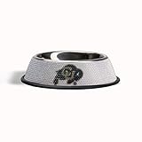 The Memory Company Lizenzierter NCAA Bling Team Logo Futternapf aus Edelstahl, University of Mississippi
