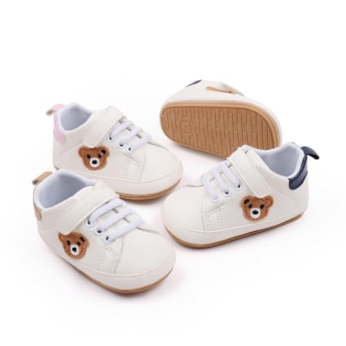 Baby Shoes Artificial PU Walking Shoes Newborns Cartoon First Walkers InfantsLearning to Walk Shoes Pink4