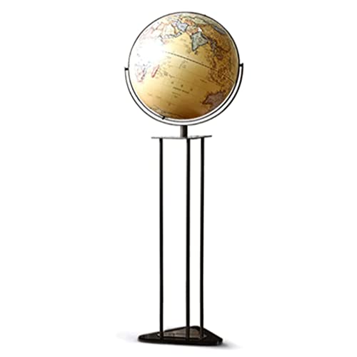 LIOONS Beautiful Globe Illumination Globe With Tripod Antique World Globe Hd Easy To Read Globes For Office Geographic Globes Home Decor Fine and clear