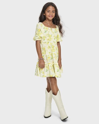 Image of The Children's Place girls Floral Smocked Babydoll Dress