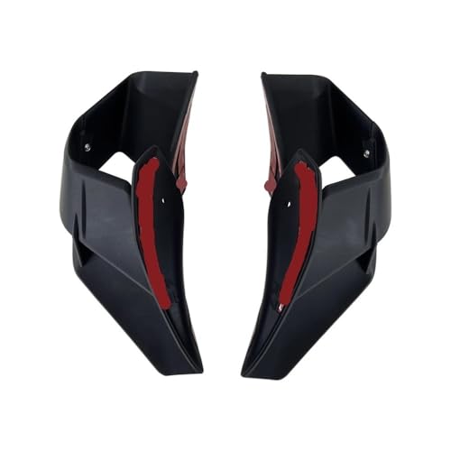 Aileron fixe pour moto YZF-R7 de 2021 à 2023, kit de protection d'aile avant carénage noir