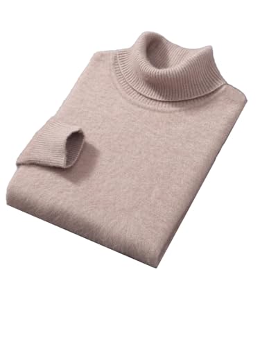 Men's Turtleneck Sweater Pullovers Thick Classical Solid Loose Knitwear Korean Clothes