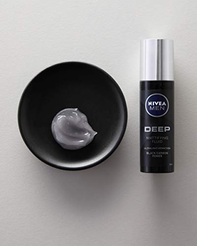 NIVEA MEN Deep Control Matt Effekt Feuchtigkeitsgel im 2er-Pack (2 x 50 ml), mattierende Feuchtigkeitspflege fürs… - Image 6