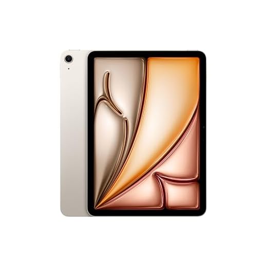 Apple iPad Air 11-inch (M4): Liquid Retina Display, 256GB, 12MP Front/Back Camera, Wi-Fi 7 with Apple N1, Touch ID, All-Day Battery Life — Starlight