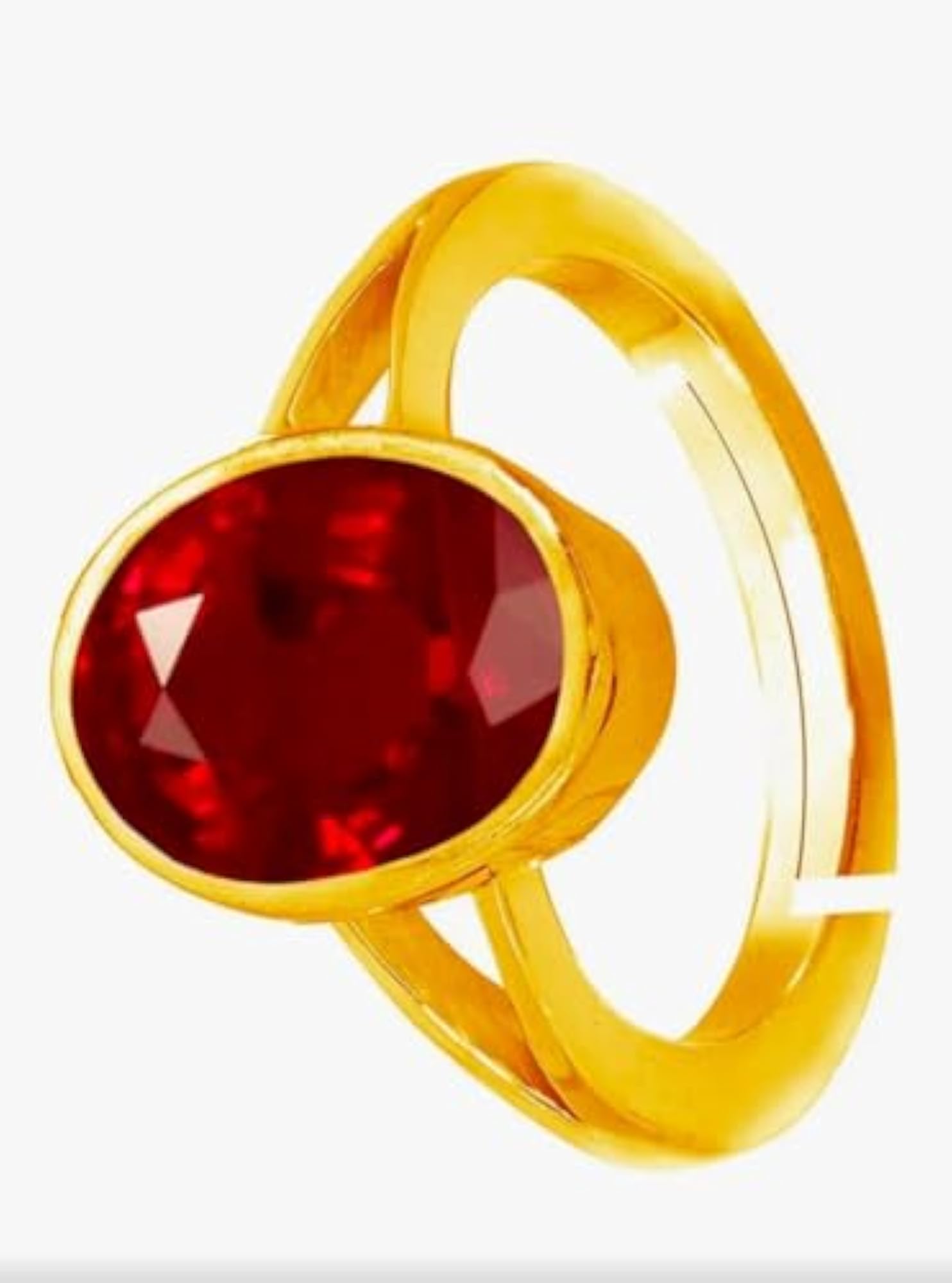 Women's 13.70 Ratti Ruby Solitaire Ring, Classic Minimalist Design
