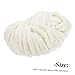 PLAFOPE Comfortable Coarse Wool Chenille Blanket Yarn for Hand Knitting Single Strand Amigurumi Crafting Soft and Durable for Blankets Hats and More
