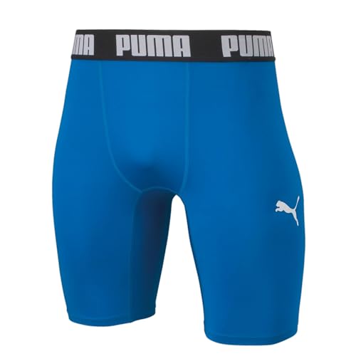 PUMA(プーマ) サッカーウェア コンプレッション ショートタイツ 656333 [メンズ] メンズ ペッパー グリーン/プーマ ホワイト (05) 日本 4XL (日本サイズ5L相当)