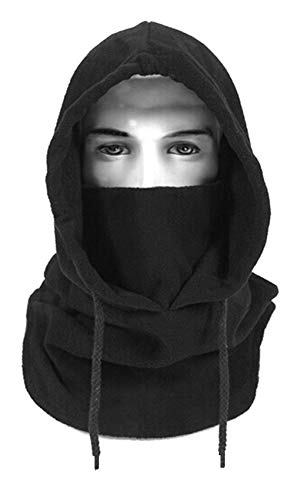 PURECITY Cagoule Masque Tour de Cou Protection Froid Canadienne Polaire Black Panther - Outdoor Montagne Randonnée Ski Snow Surf