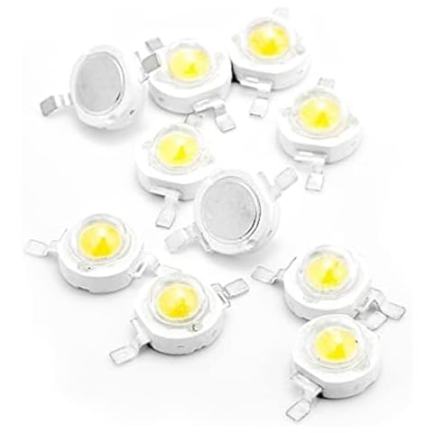 CHANZON 10pcs 3W Warm White LED Chips Cover