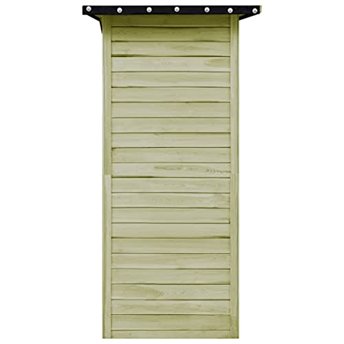 Lagerschuppen 150 x 100 x 210 cm, Gartenschrank Gerätehaus Garten Schuppen Schrank Gartenschuppen, für Unterbringung… – Bild 3