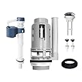Vootenec 3-Inch Dual Flush Valve Repair Kit for 2-Piece Toilets; Fit Glacier Bay;Aquasource;Horow and more ;Toilet Repair Kit Inside Tank Includes Flush Valve, Button & Fill Valve with Gasket & Bolts