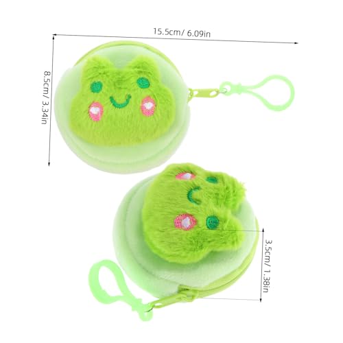COHEALI Cartoon Coin Bag Novelty Coin Purse Decorative Headphone Bag Soft Plush Wallet Funny Wallet for Boys and Girls Keys Earphones2