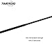 TWAYRDIO RH 660S Dual Band 70cm 2meter 144/430mhz Extendable Telescopic Portable Radio Antenna BNC Connector High Gain for Kenwood Icom IC-F50V IC-F50 IC-M88 2-Way Radio