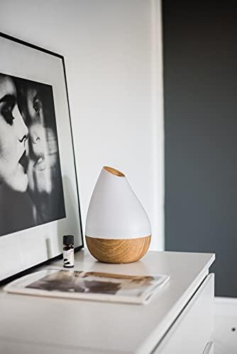 Promed AL-1300 WS Aroma Diffuser - 1.3-Litre Tank, Mood Light with 7 Colours, Wooden-Like Design - Ultrasonic Mist Atomisation for Aromatherapy & Scented Essential Oils - Home Humidifier Air Freshener