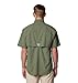Columbia Mens PFG Bahama II Short Sleeve Fishing Shirt, Cypress, 3X Tall