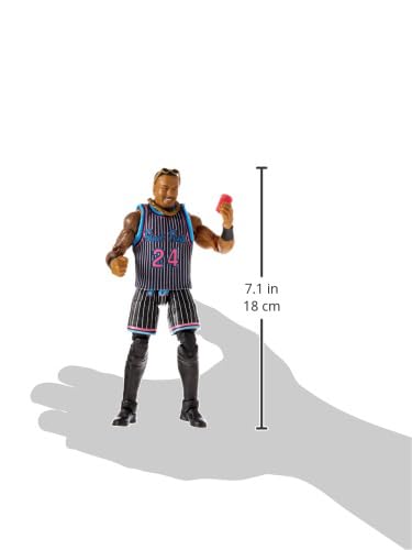 Image of Mattel WWE Montez Ford Elite Collection Action Figure with Accessories, Articulation & Life-like Detail, Collectible Toy, 6-inch