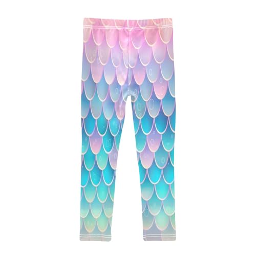 Toddler Girls Leggings Printed Yoga Pants Leggings Fish Scales One for Kids2