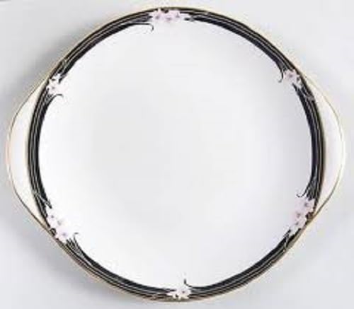 Image of Royal Doulton "Vogue Enchantment Pattern Eared/Handled Cake Plate 23cm Fine Bone China U.K. Made