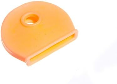 10 x Orange Key IDENTIFIER Cover CAPS Plastic Push ON