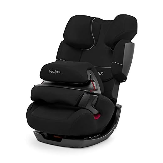 Cybex - Silla de coche grupo 1/2/3 Pallas, silla de coche 2 en 1 para niños, sin ISOFIX, 9-36 kg, desde los 9 meses hasta los 12 años aprox., color Negro (Pure black)