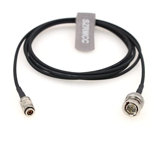 SZRMCC DIN1.0 2.3 Male to BNC Male RG174 75ohm HD SDI Coaxial Cable for 4K Video Camera Monitor Recorders (30cm/12inch)