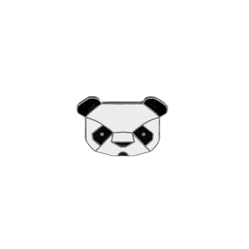 Image of Panda Brooch Artist Shiny Jewelry Art Student Graduation Souvenir Brooch Drip Oil Painted Enamel Pin Suitable for Hat Jacket Canvas Bag
