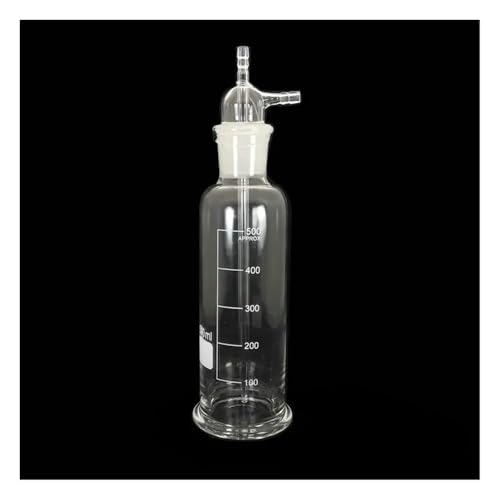Bouteille d'absorption de laboratoire en verre pour éviter la contamination d'échantillon