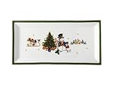 Hutschenreuther Happy Wintertime H. Wintertime Green Square Plate 36 cm