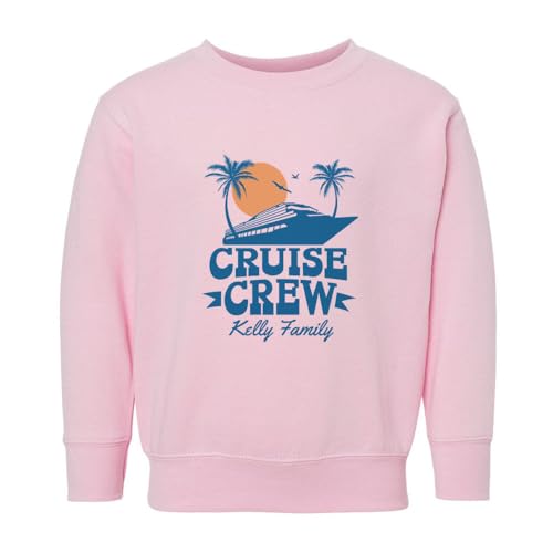 Cruise Crew Kelly Family Kids Sweatshirt Toddler 5T Pink