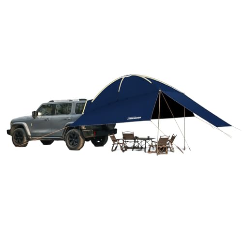 xixining タープ テント カーサイドタープ 車用 日よけカーテント 設営簡単 単体使用可能 キャンプ テント アウトドア 公園 登山 車中泊 6-8人用 (G)